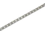 Chisel Stainless Steel Brushed and Polished Bracelet - 8.75 inches