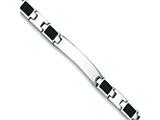 Chisel Stainless Steel Carbon Fiber Bracelet - 8.5 inches