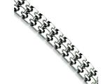 Chisel Stainless Steel Polished Bracelet - 8.75 inches
