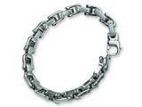 Chisel Stainless Steel Brushed and Polished Bracelet - 8.5 inches