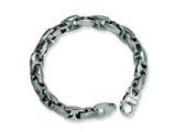 Chisel Stainless Steel Brushed and Polished Bracelet - 8.25 inches
