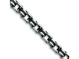 Chisel Stainless Steel Black Plating Bracelet - 8.75 inches
