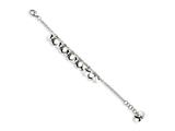 Chisel Stainless Steel Fancy Dangle Bracelet - 7 inches