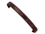 Chisel Stainless Steel Wire Mesh Coffee Color IP-plated Cuff Bracelet
