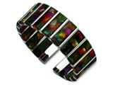 Chisel Stainless Steel and Cotton Fiber Cuff Bracelet