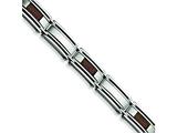 Chisel Stainless Steel and Chocolate color IP - 8.75 inches