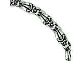 Chisel Stainless Steel Gothic Bracelet - 8.75 inches