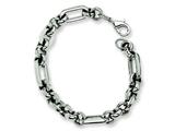 Chisel Stainless Steel Fancy Link Bracelet - 7.5 inches