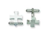 Chisel Stainless Steel Cross Cuff Links