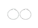 Chisel Stainless Steel 45mm Diameter Hoop Earrings