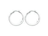 Chisel Stainless Steel 30mm Diameter Hoop Earrings