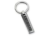 Chisel Stainless Steel Black Accent Key Chain