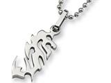 Chisel Stainless Steel Dragon Necklace - 22 inches