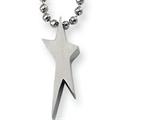 Chisel Stainless Steel Star Necklace - 22 inches