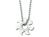 Chisel Stainless Steel Sun Burst Necklace - 22 inches