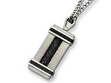 Chisel Stainless Steel Black Plating Necklace - 22 inches