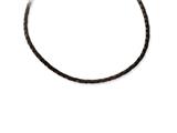 Chisel 3.0mm Genuine Leather Weave Necklace - 18 inches
