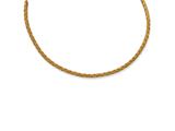 Chisel 4.0mm Genuine Leather Weave Necklace - 20 inches