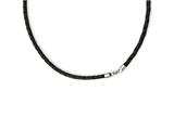 Chisel 4.0mm Genuine Leather Weave Necklace - 20 inches