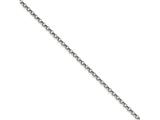 Chisel Stainless Steel 6mm Rolo Chain - 7.5 inches