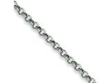 Chisel Stainless Steel 6mm Rolo Chain - 18 inches