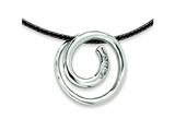 Chisel Stainless Steel CZ Pendant Necklace - 16 inches