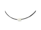 Chisel 6`S Wire Cultured Ivory Pearl Necklace - 16 inches