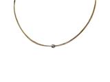 Chisel 12`S Wire with 2"" extender Dyed Cultured Pearl Necklace - 16 inches