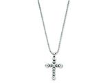Chisel Stainless Steel Cross Pendant Necklace - 22 inches