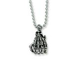 Chisel Stainless Steel Skull Hand Pendant Necklace - 22 inches