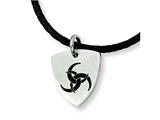 Chisel Stainless Steel Enameled Pendant Necklace - 18 inches