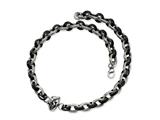 Chisel Stainless Steel and Black IP - 22 inches