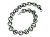 Chisel Stainless Steel Fancy Link Necklace - 22 inches