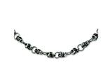 Chisel Stainless Steel Skull Necklace - 24 inches