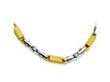 Chisel Stainless Steel and Gold Color IP - 22 inches