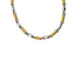 Chisel Stainless Steel and Gold Color IP - 22 inches