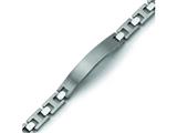 Chisel Titanium Brushed and Polished ID Bracelet - 8.5 inches