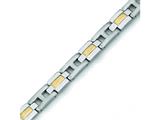 Chisel Titanium 24k Gold Plating Bracelet - 9 inches
