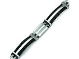 Chisel Titanium Black Plating Bracelet - 8.5 inches