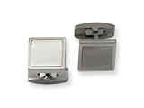 Chisel Titanium Cuff Links