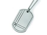 Chisel Titanium Diamond Accent Necklace - 22 inches