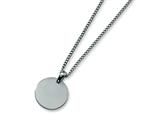 Chisel Titanium Brushed Necklace - 22 inches