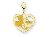 Disney Mickey Heart Lobster Clasp Charm