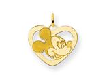 Disney Mickey Heart Charm