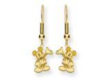 Disney Waving Mickey Dangle Wire Earrings