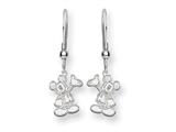 Disney Waving Mickey Dangle Wire Earrings