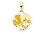 Disney Mickey Heart Lobster Clasp Charm