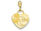 Disney Mickey Heart Lobster Clasp Charm