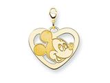 Disney Mickey Heart Lobster Clasp Charm