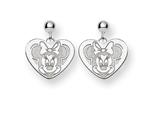 Disney Minnie Dangle Post Earrings